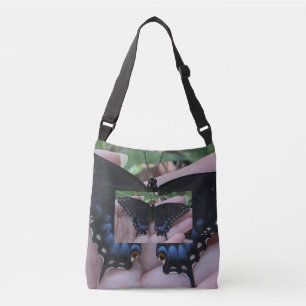 Black Swallowtail Butterfly #1 Crossbody Bag