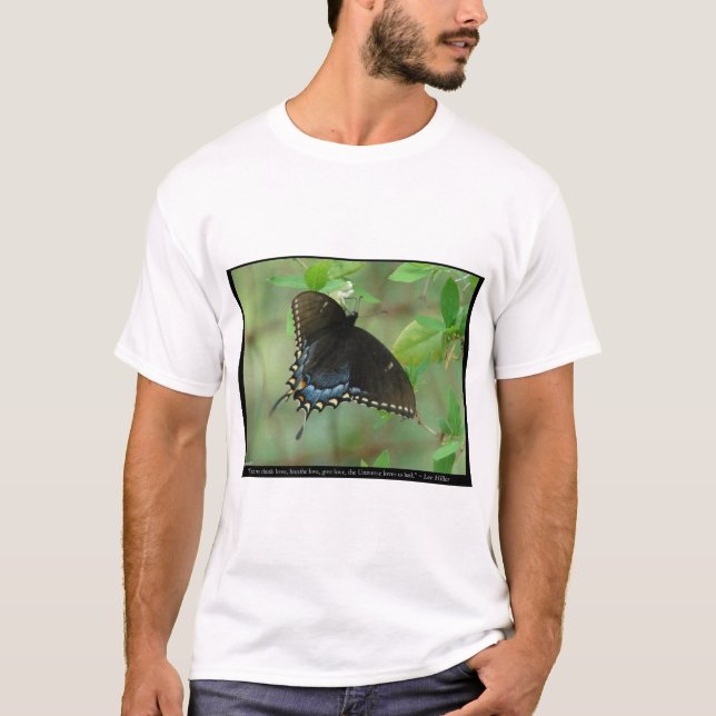 Black Swallowtail Butterfly - Love Gifts & Apparel T-Shirt (Front)