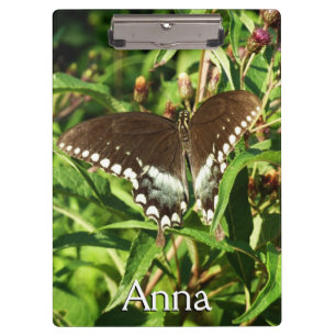 Black Swallowtail Butterfly Nature Photography Clipboard