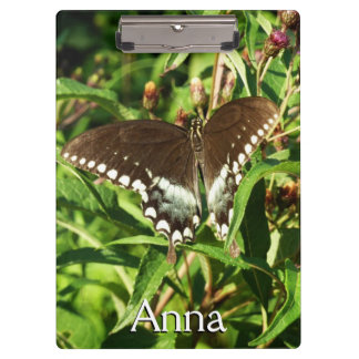 Black Swallowtail Butterfly Nature Photography Clipboard