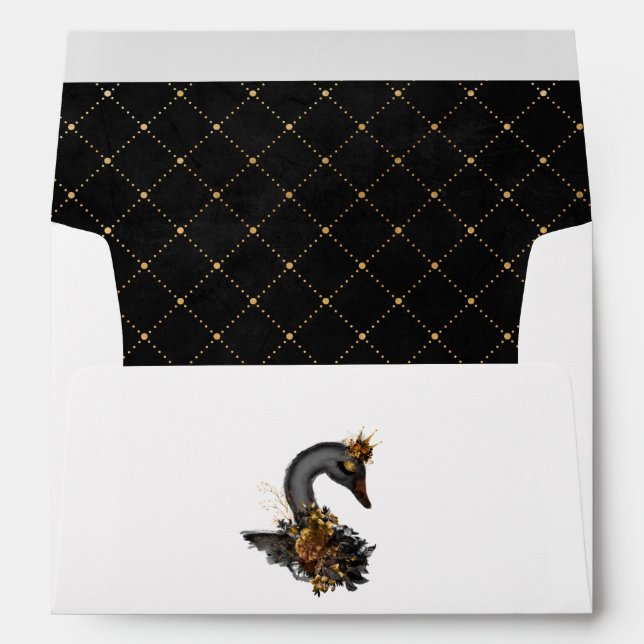 Black Swan Envelope (Back (Bottom))