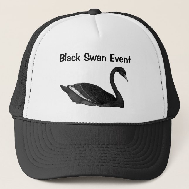 Black Swan Event Trucker Hat (Front)