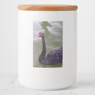 Black Swan Food Container Label