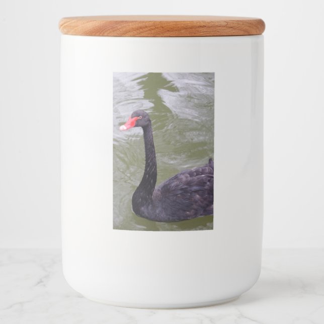 Black Swan Food Container Label (Front)