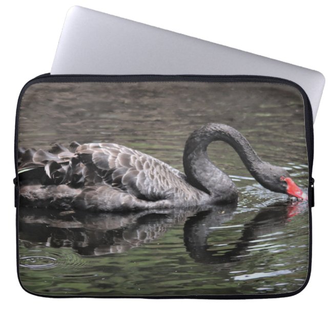 Black Swan Laptop Sleeve (Front)