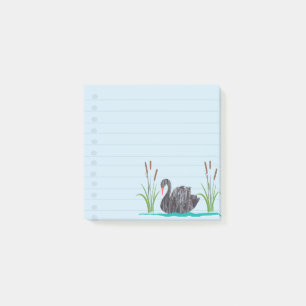 Black swan  post-it notes
