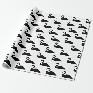 Black Swan Silhouette | Wrapping Paper