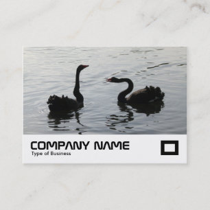 Black Swans Greeting Business Card