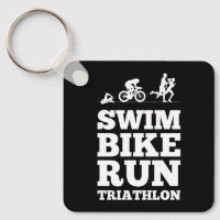 Black • Swim Bike Run Triathlon Motivation