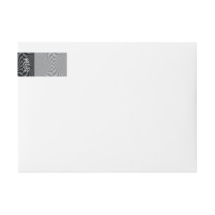 Black Swirl KEEP CALM Your Creative Text Wrap Around Label