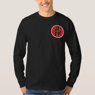 Black t-shirt Long Mango Shidoshi