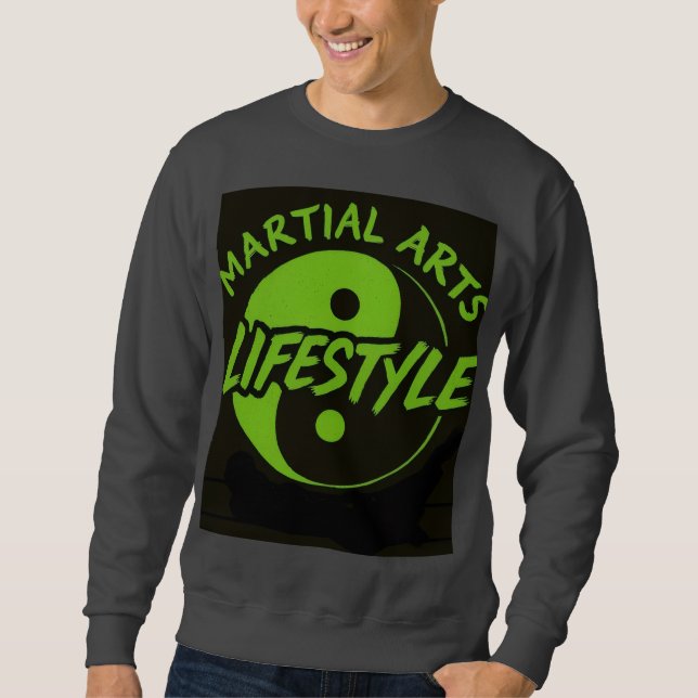 BLACK T SWEATSHIRT (Front)
