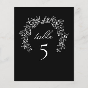 Black Table Luxury Botanical Wreath