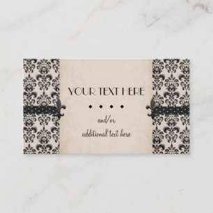 Black & Tan Business Card