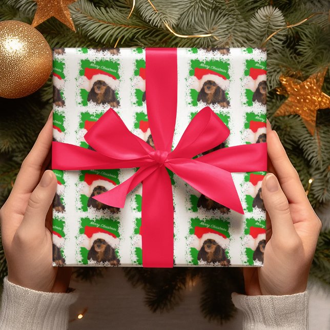 Black Tan Cavalier King Charles Christmas Paper (Creator Uploaded)