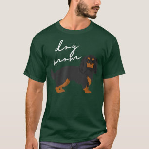 Black & Tan Cavalier King Charles Spaniel Dog Mum  T-Shirt