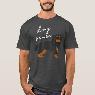 Black & Tan Cavalier King Charles Spaniel Dog Mum  T-Shirt