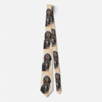 Black & Tan Coonhound Painting - Original Dog Art