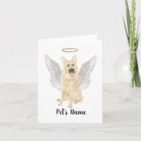 Black & Tan German Shepherd Sympathy Memorial