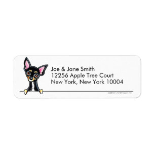 Black Tan Smooth Chihuahua Clean & Simple