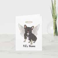 Black & Tan Tricolor Frenchie Sympathy Memorial