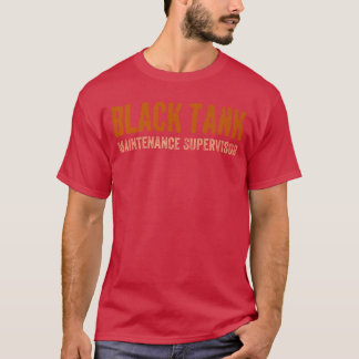 Black Tank Maintenance Supervisor Funny Fathers Da