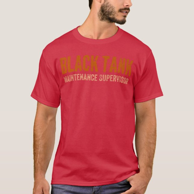 Black Tank Maintenance Supervisor Funny Fathers Da (Front)