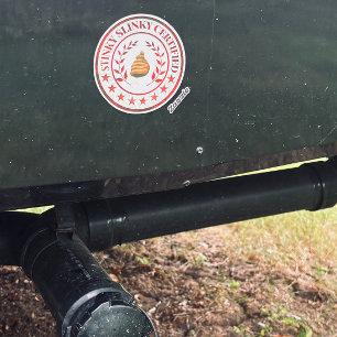 Black Tank Stinky Slinky Certified RV Sticker