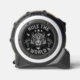 Black Tape Measure Rule the World Measure Twice 1