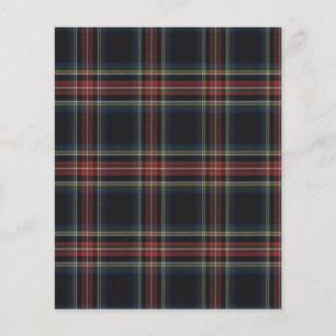 Black Tartan Paper Sheet