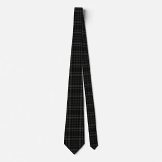 Black Tartan Tie
