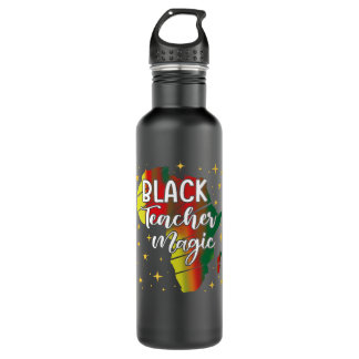 black teacher magic 710 ml water bottle