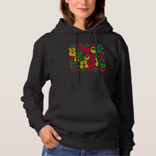 Black Teacher Magic Groovy Teacher Black History M Hoodie