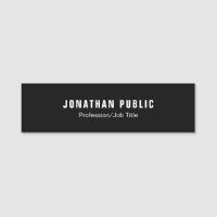 Black Template Modern Professional Simple Design