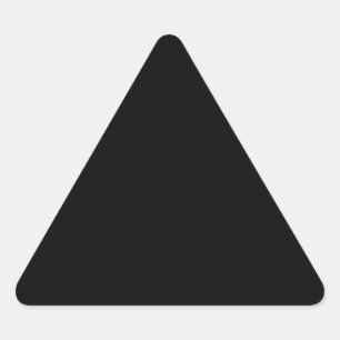 Black Template Triangle Sticker