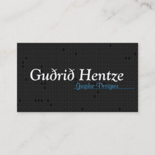 Black Tetris - Bussines Card! Business Card