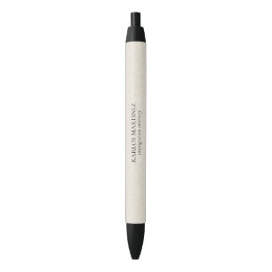Black Text On Beige Linen Immigration Attorney Black Ink Pen