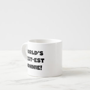 Black Text World's Best-est Nonnie Gifts Espresso Cup