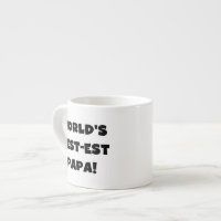 Black Text World's Best-est Papa Tshirts and Gifts
