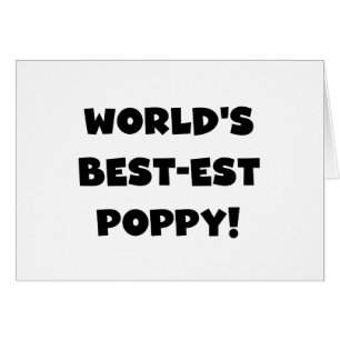 Black Text World's Best-est Poppy Gifts