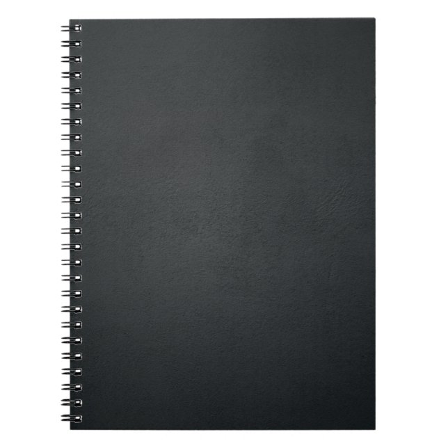 Black textile in close up photography notebook (Front)