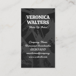 Black Texture Background Loyalty Card
