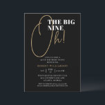 Black The Big 90th Surprise Birthday Invitation<br><div class="desc">Black The Big 90th Surprise Birthday Invitation
Your guests will know that this will be a special party by just looking at this invitation!</div>