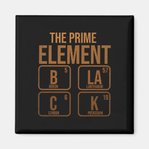 Black The Prime Element Magnet