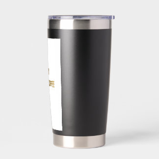 Black thermal tumbler
