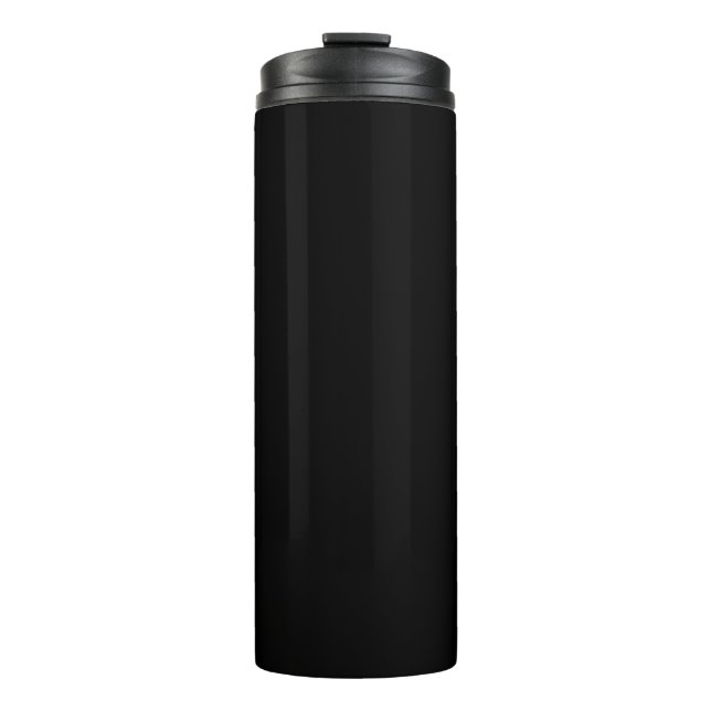 Black Thermal Tumbler (Front)