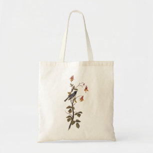 Black-Throated Blue Warbler Audubon Bird Lover Tote Bag