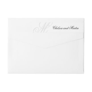 Black Tie | Black White | Wrap-a-round Label