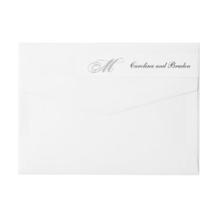 Black Tie   Black White   Wraparound Label