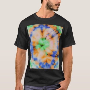 Black Tie Dye, Grungy Vintage. T-Shirt